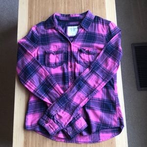 Abercrombie Flannel Shirt-Size S (EUC)